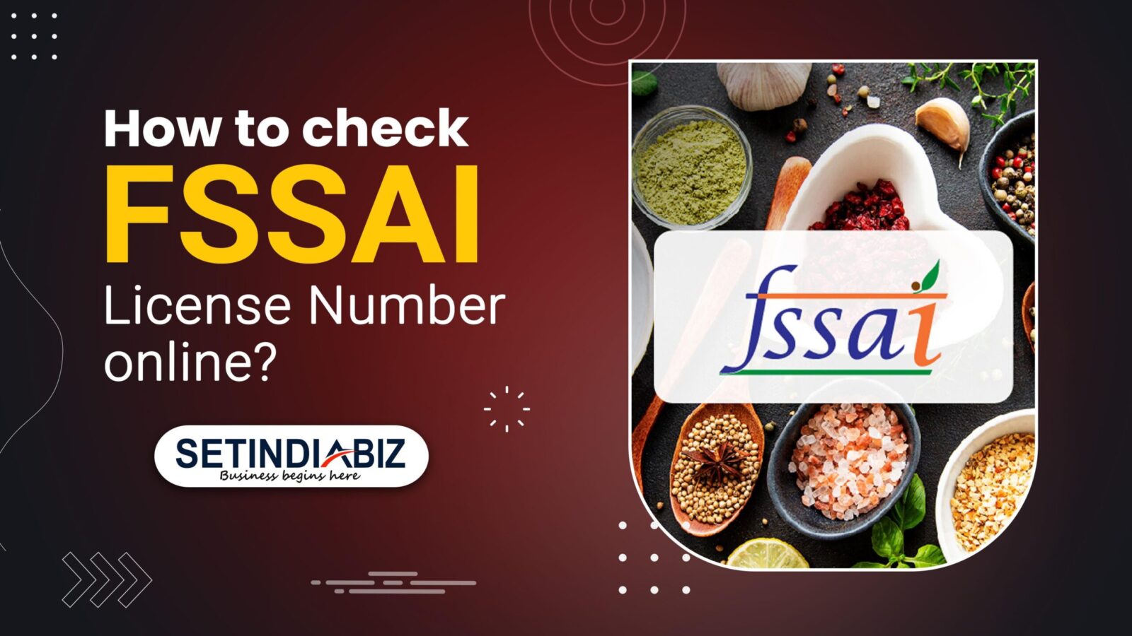 How to Track Fssai License