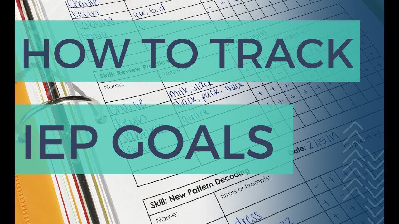 How to Track Iep Goals